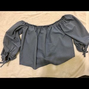 Zara Gingham Top Size XS